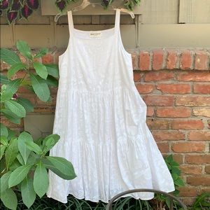 White Maxi Trapeze Sun Dress